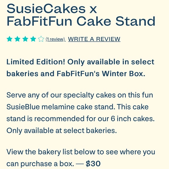 Susiecakes Cake Stand - Picture 3 of 8